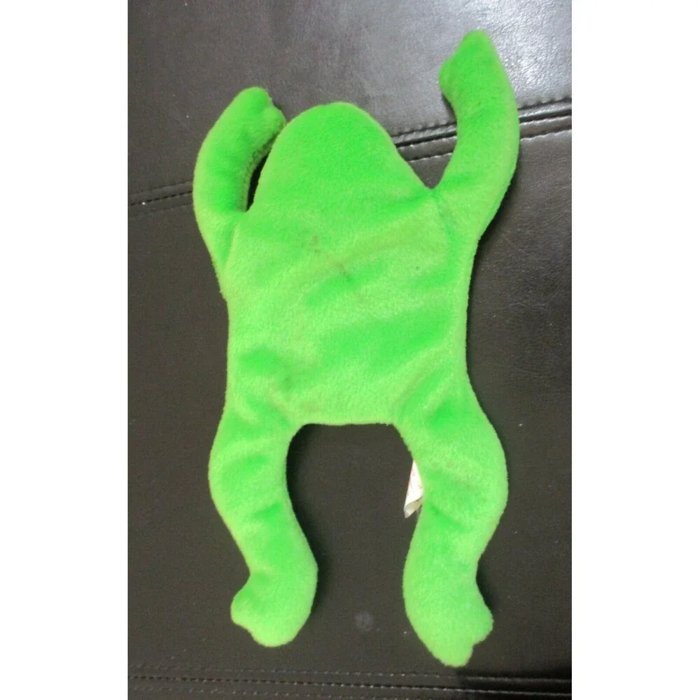 Ty Beanie Baby Legs The Frog PVC Filled NO HANG TAG